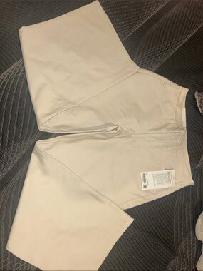 lululemon athletica Cream High-Rise Wide-Leg Pants
